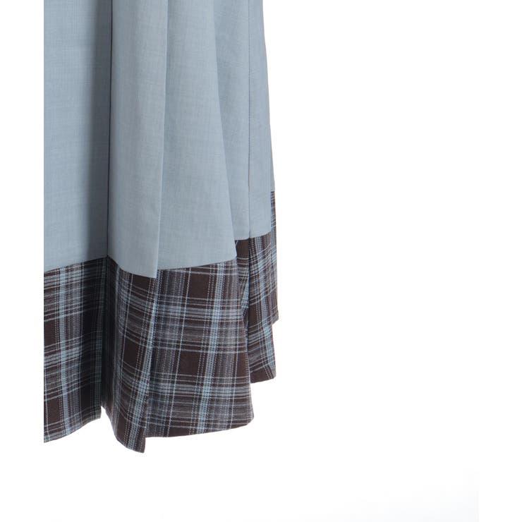 バイカラーチェックワンピース | axes femme | 詳細画像25 