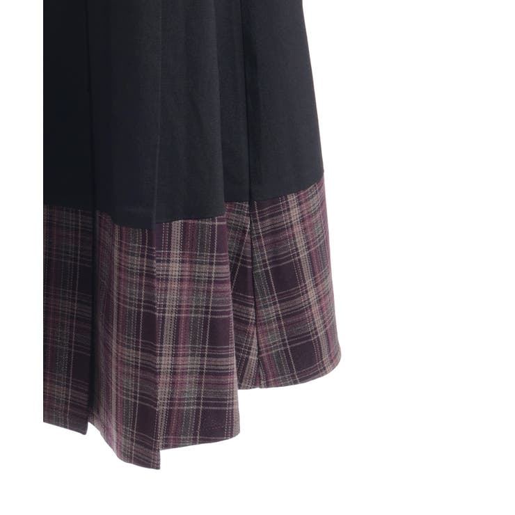 バイカラーチェックワンピース | axes femme | 詳細画像6 