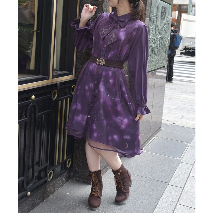 パープル | アステリズムミニワンピ | axes femme