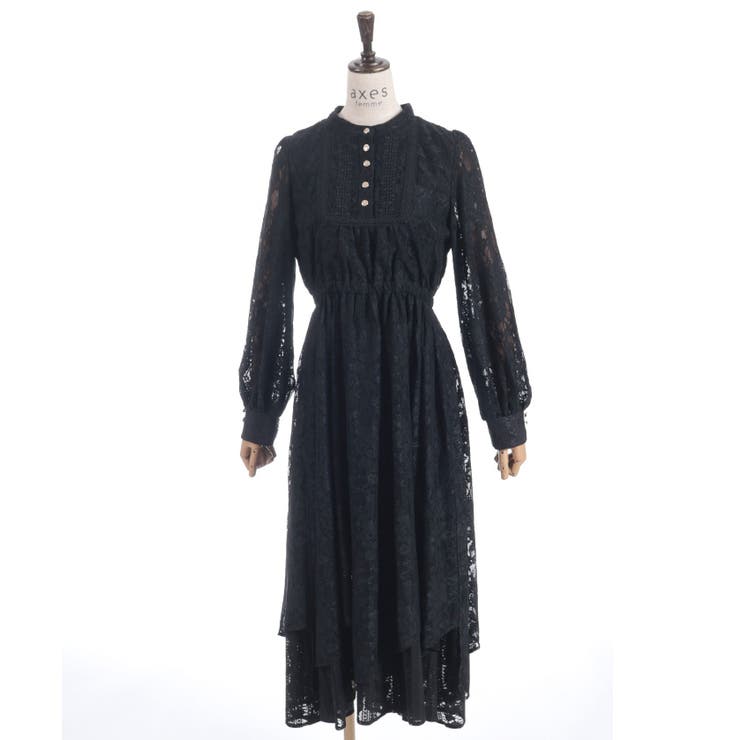 イレヘム総レースワンピース | axes femme | 詳細画像10 