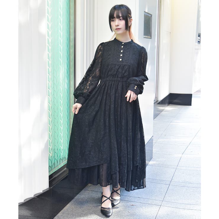 イレヘム総レースワンピース | axes femme | 詳細画像9 