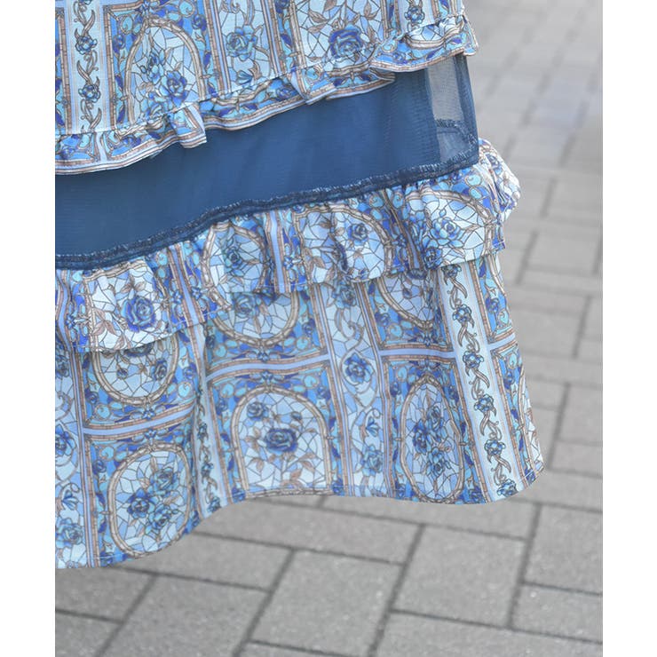 ローズ・ステンドグラスワンピース | axes femme | 詳細画像10 