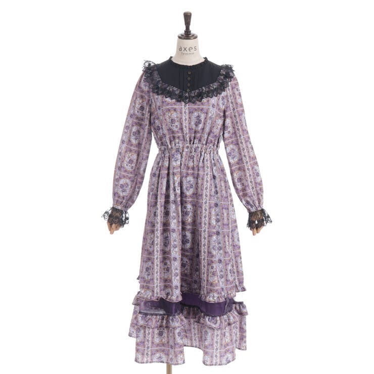 ローズ・ステンドグラスワンピース | axes femme | 詳細画像18 