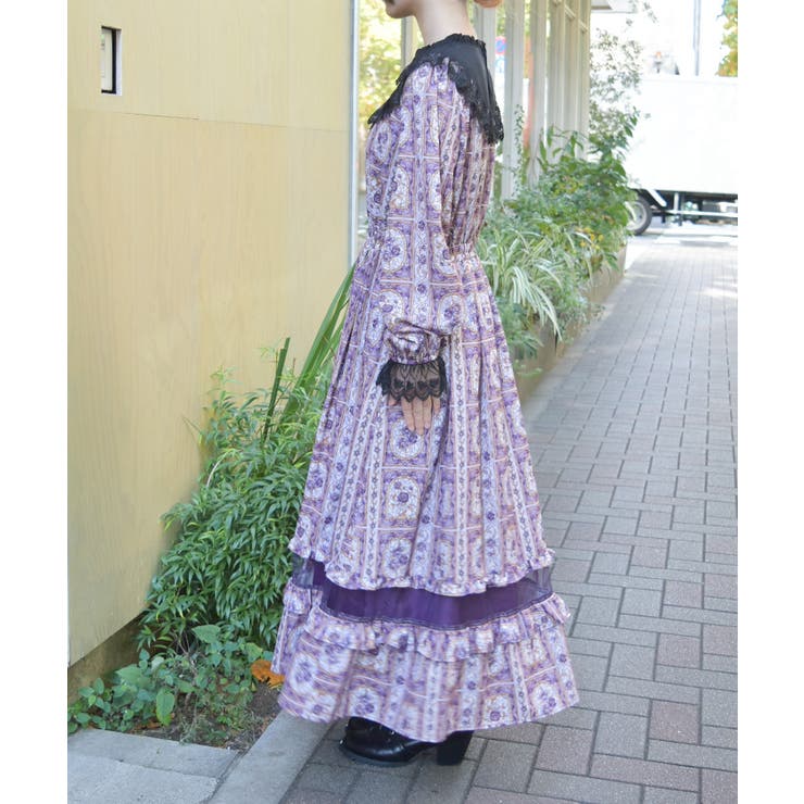 ローズ・ステンドグラスワンピース | axes femme | 詳細画像2 