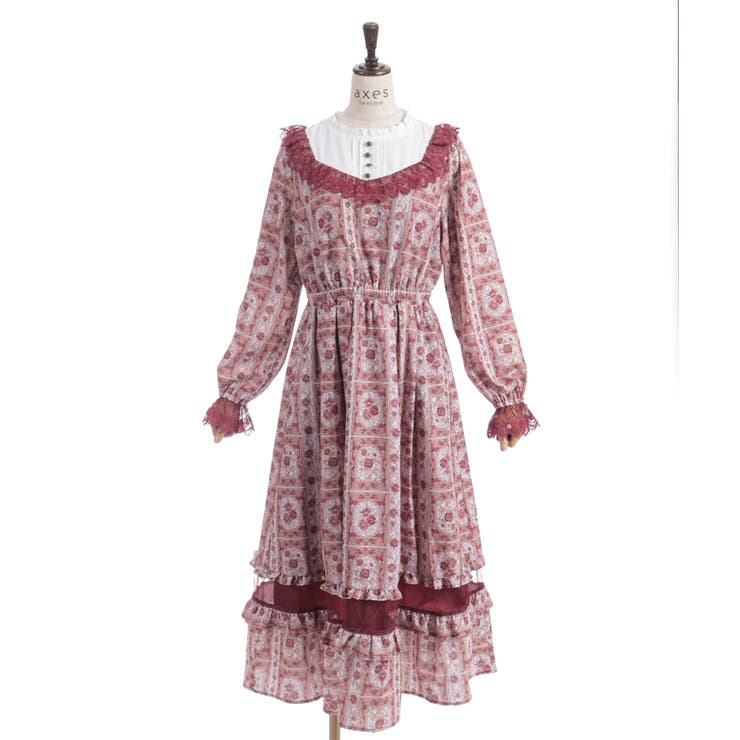 ローズ・ステンドグラスワンピース | axes femme | 詳細画像23 