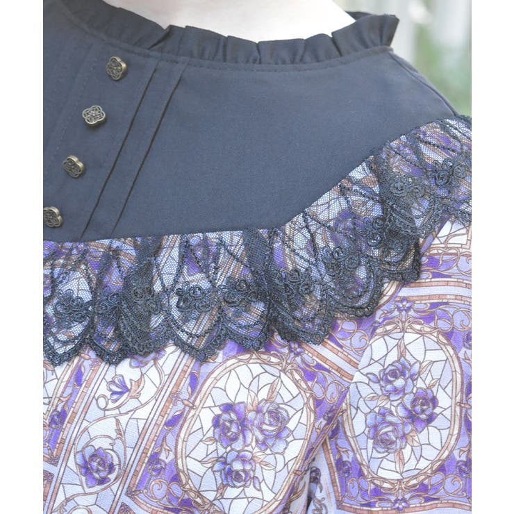 ローズ・ステンドグラスワンピース | axes femme | 詳細画像5 