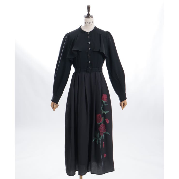 ローズプリントワンピース | axes femme | 詳細画像10 