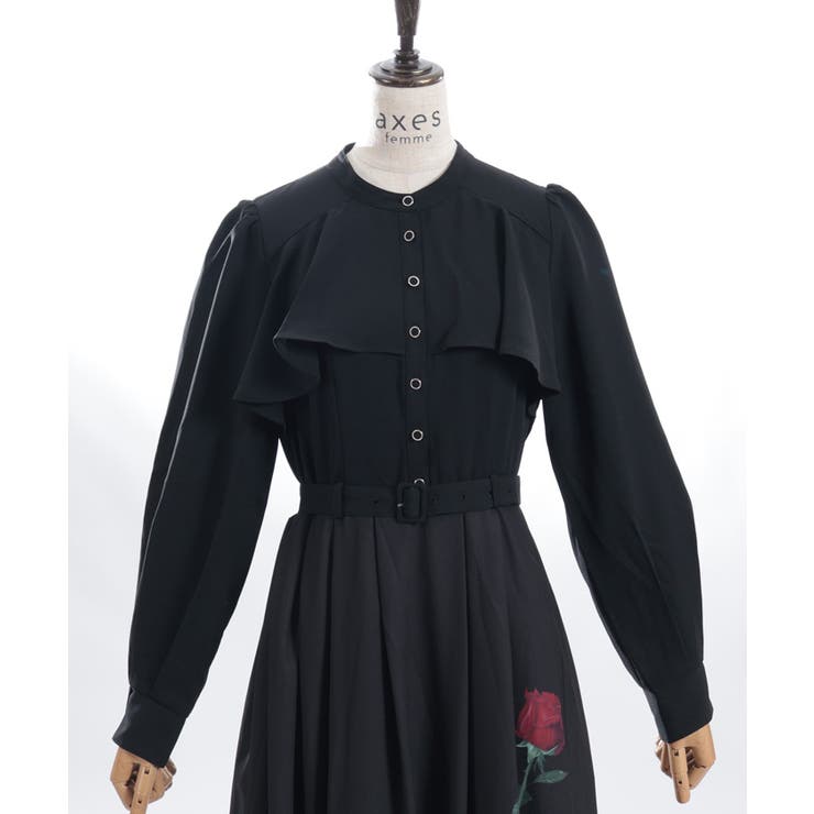 ローズプリントワンピース | axes femme | 詳細画像13 