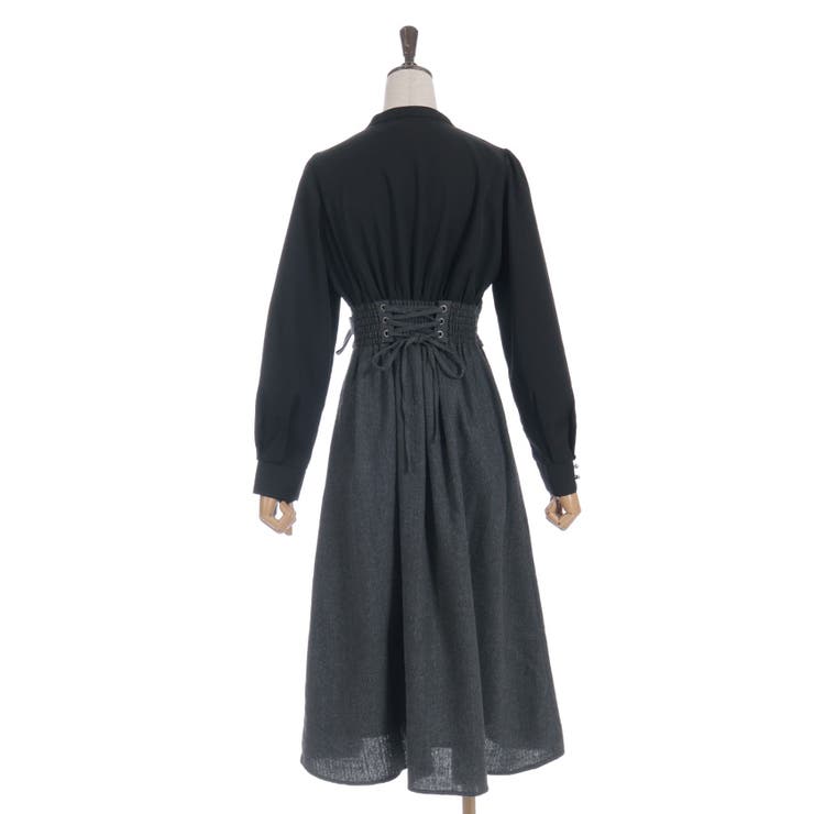 ハイウエストドッキングワンピース | axes femme | 詳細画像13 