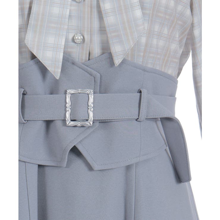 ハイウエストドッキングワンピース | axes femme | 詳細画像20 