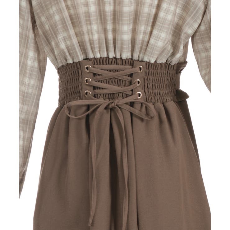 ハイウエストドッキングワンピース | axes femme | 詳細画像29 