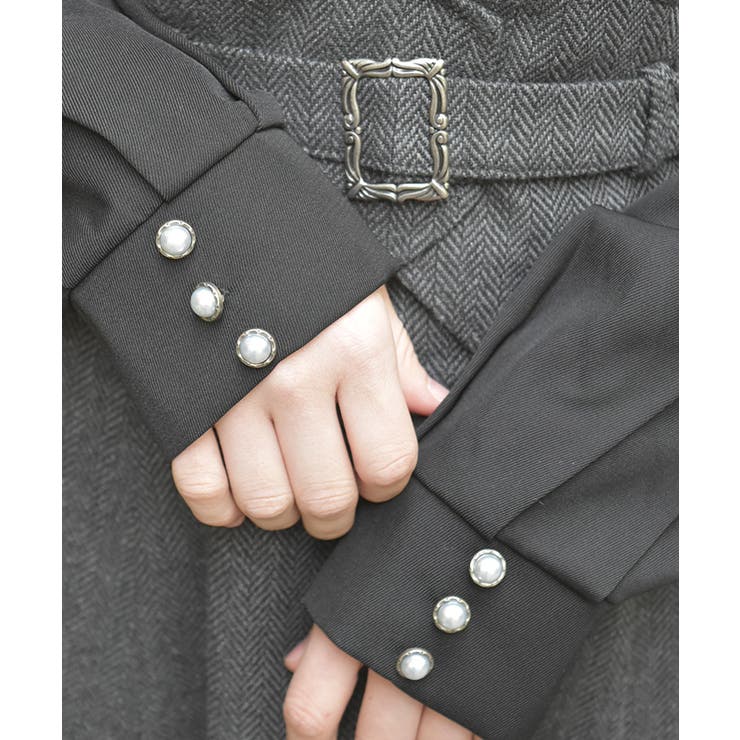 ハイウエストドッキングワンピース | axes femme | 詳細画像4 