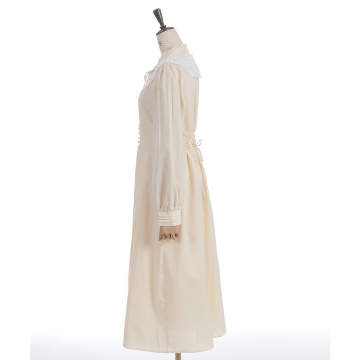 付け襟付ハイウエストワンピース | axes femme | 詳細画像20 