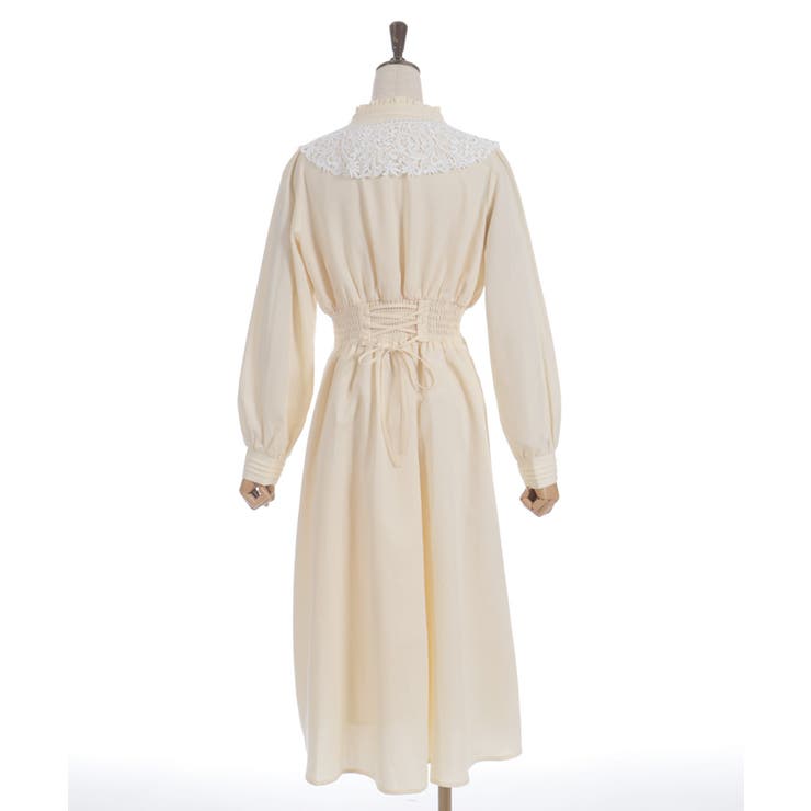 付け襟付ハイウエストワンピース | axes femme | 詳細画像21 