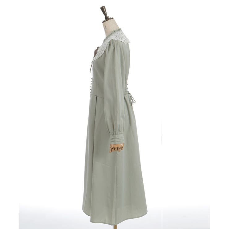 付け襟付ハイウエストワンピース | axes femme | 詳細画像27 