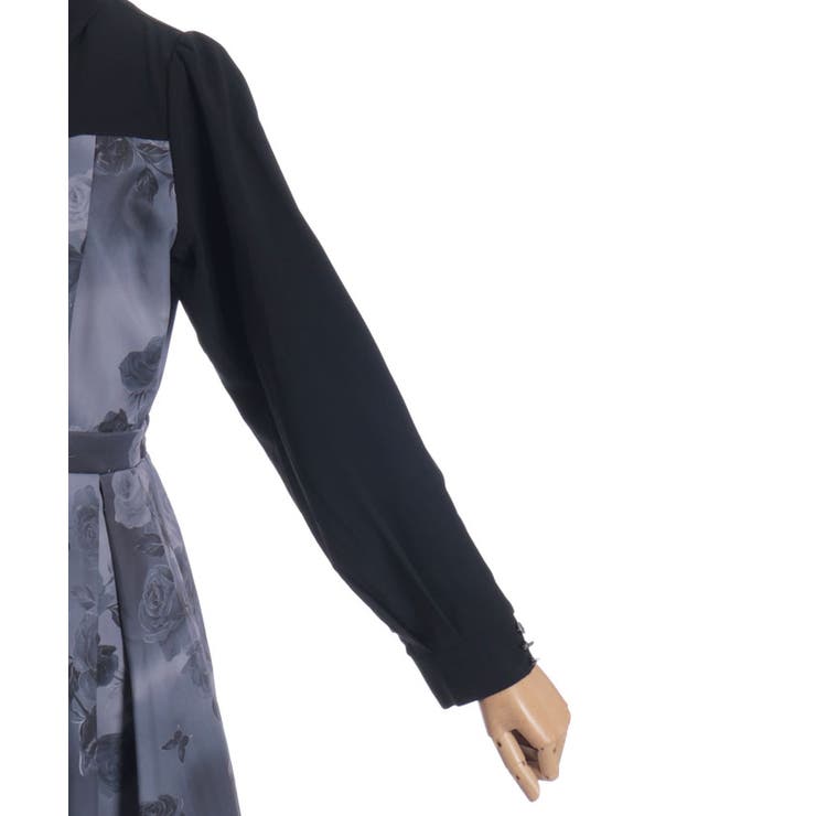 チェーン付アートローズ柄ワンピース | axes femme | 詳細画像19 