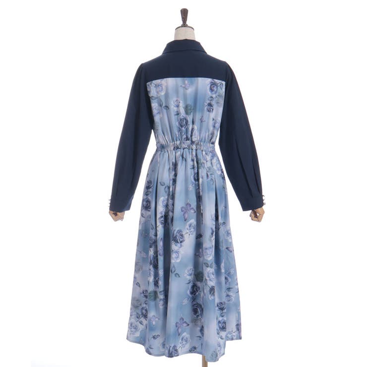 チェーン付アートローズ柄ワンピース | axes femme | 詳細画像22 