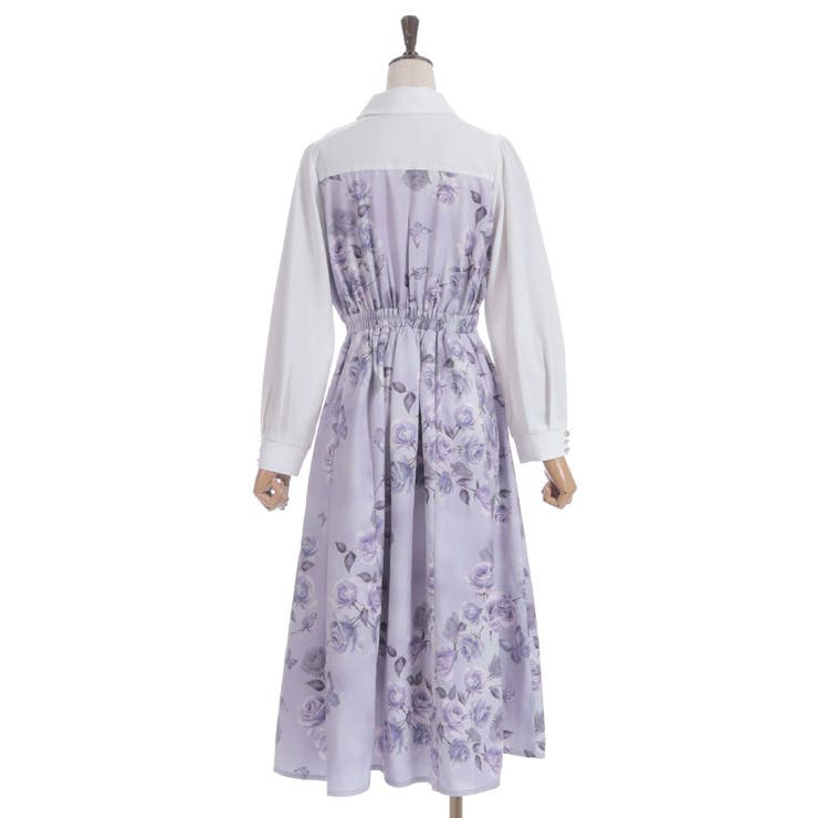 チェーン付アートローズ柄ワンピース | axes femme | 詳細画像27 