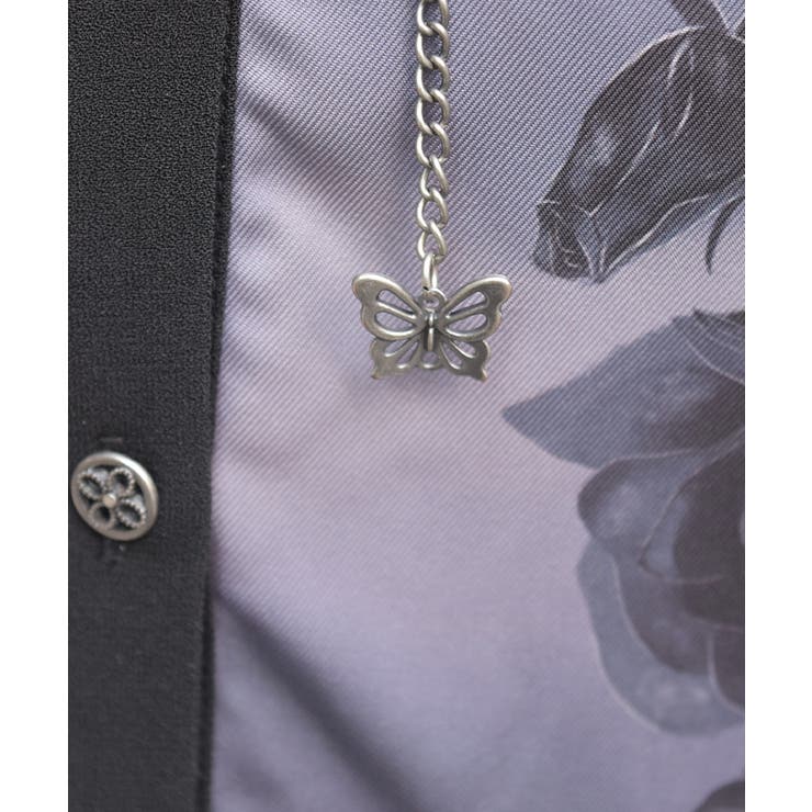 チェーン付アートローズ柄ワンピース | axes femme | 詳細画像6 