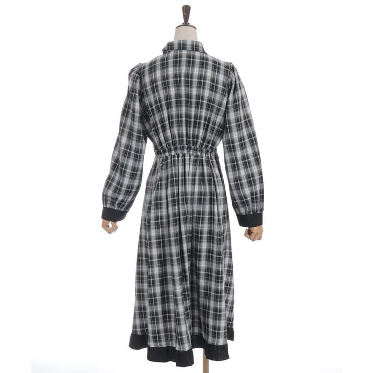 チェック切替シャツワンピース | axes femme | 詳細画像13 