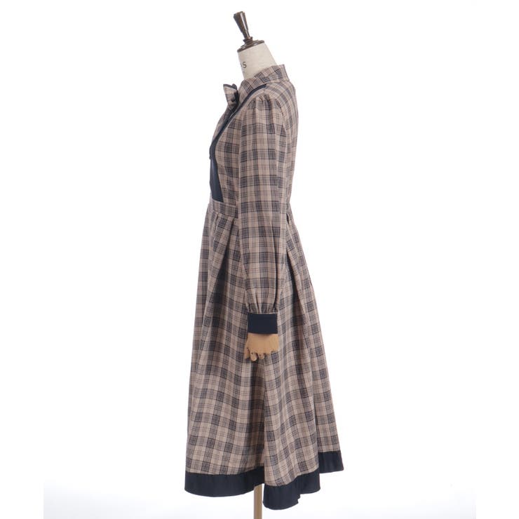 チェック切替シャツワンピース | axes femme | 詳細画像18 