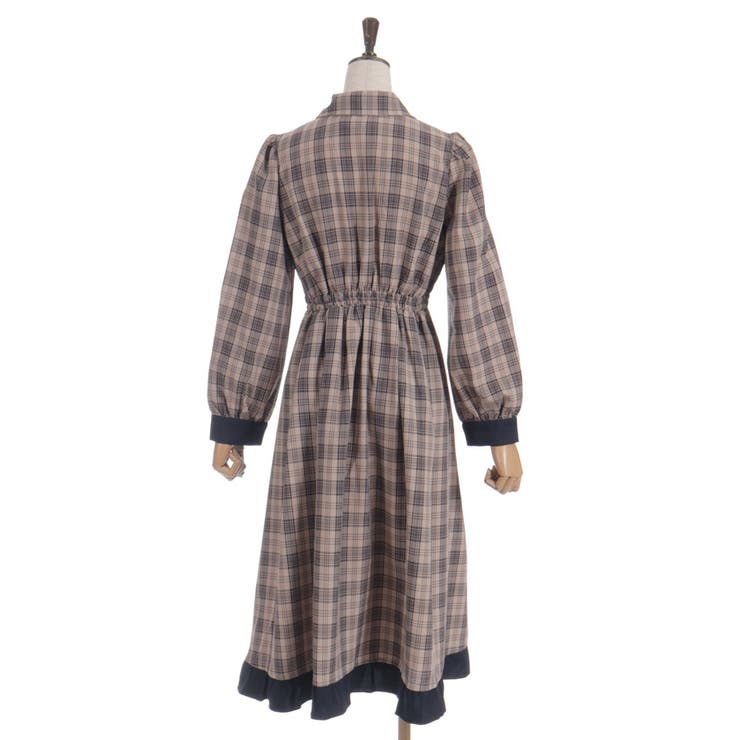 チェック切替シャツワンピース | axes femme | 詳細画像19 