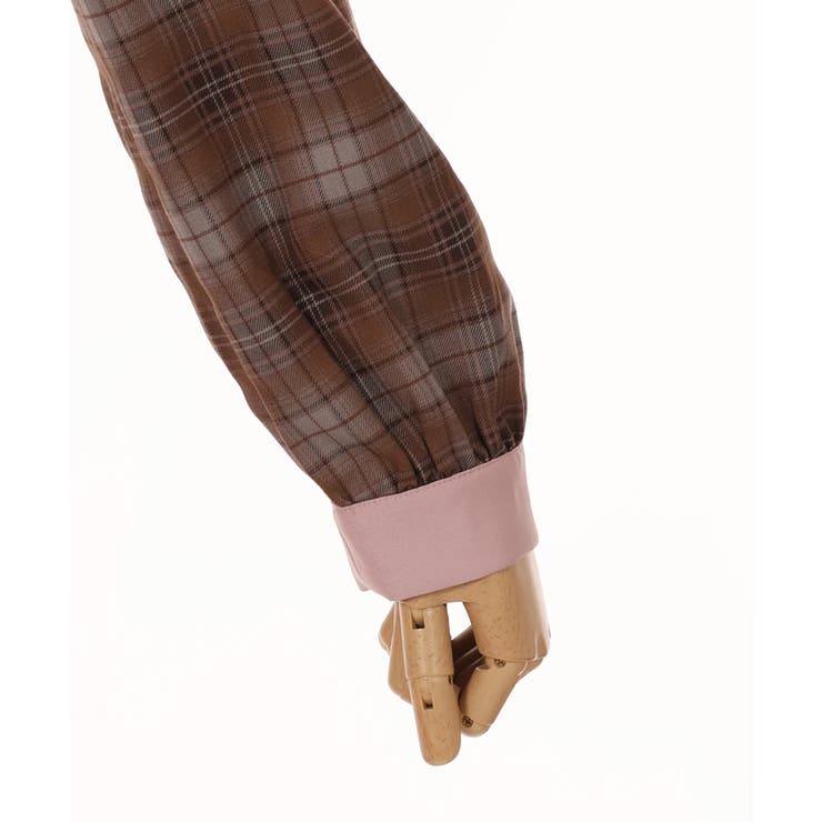チェックバイカラーワンピース[品番：IGAW0004240]｜axes femme