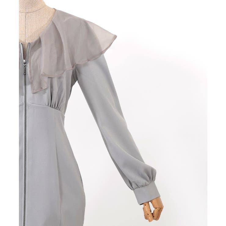 シアーフリルマーメイドワンピース | axes femme | 詳細画像13 