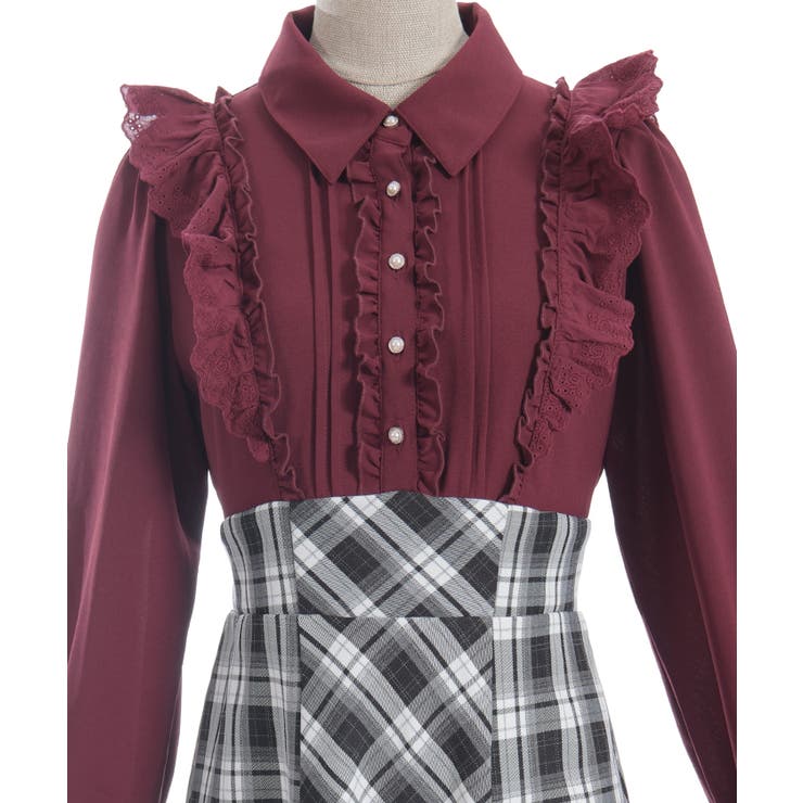 ハイウエストドッキングワンピース | axes femme | 詳細画像29 