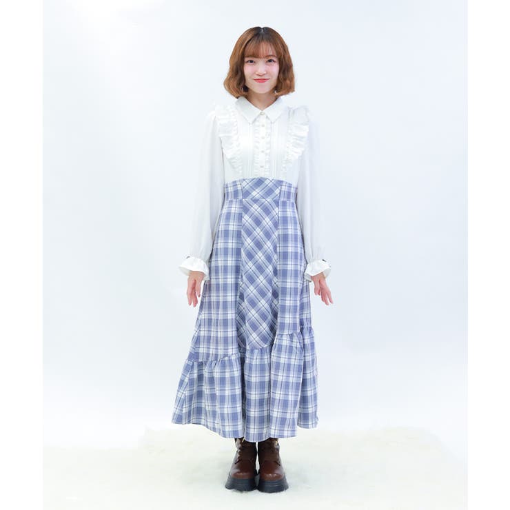 ハイウエストドッキングワンピース | axes femme | 詳細画像4 