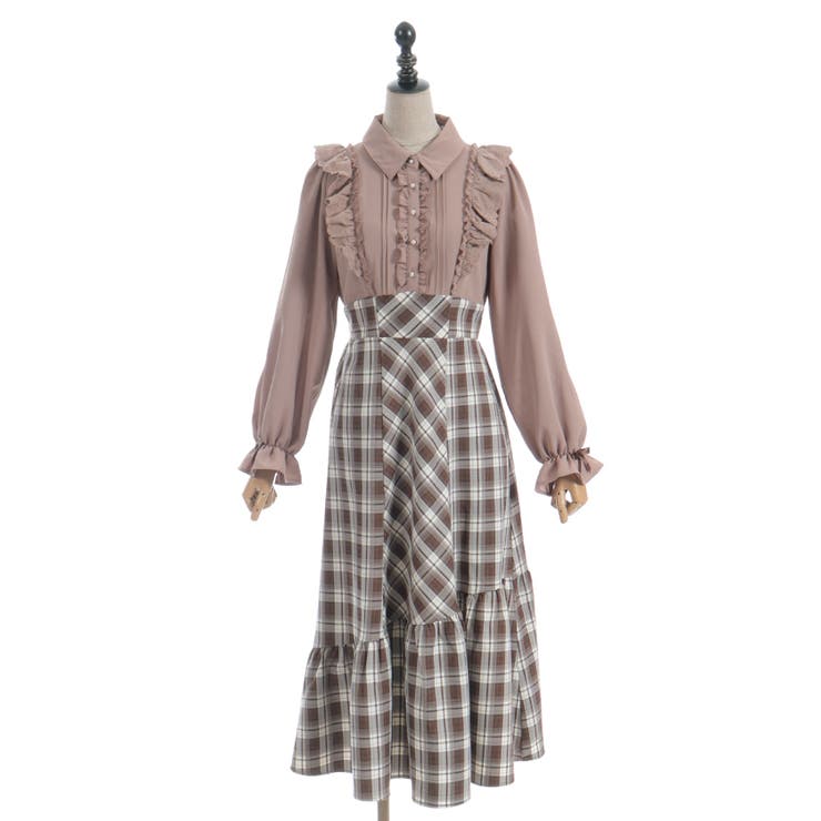 ハイウエストドッキングワンピース | axes femme | 詳細画像9 