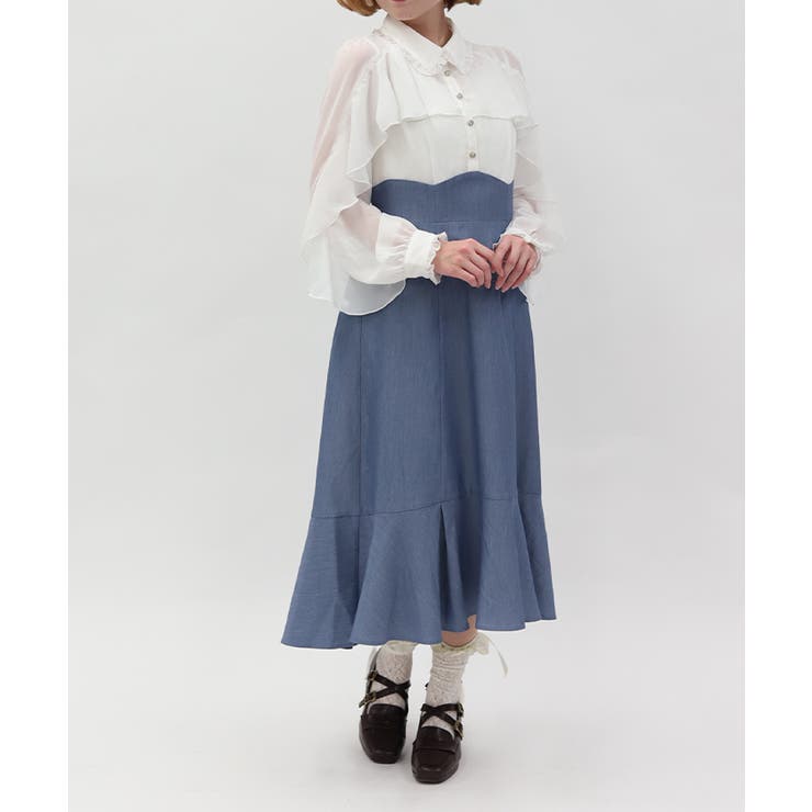 ハイウエストドッキングワンピース | axes femme | 詳細画像11 