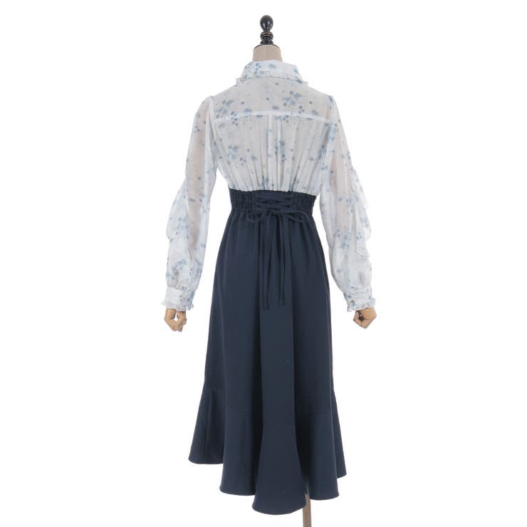 ハイウエストドッキングワンピース | axes femme | 詳細画像24 