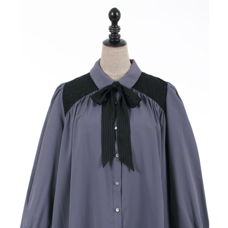 レースデザインチュニック[品番：IGAW0002828]｜axes femme