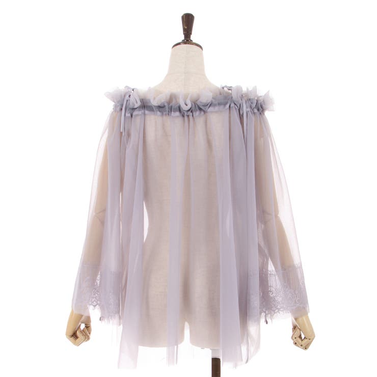 4wayチュールチュニック[品番：IGAW0003378]｜axes femme