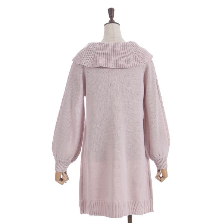 レースアップニットチュニック | axes femme | 詳細画像10 