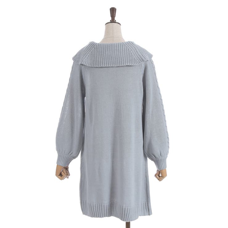 レースアップニットチュニック | axes femme | 詳細画像20 