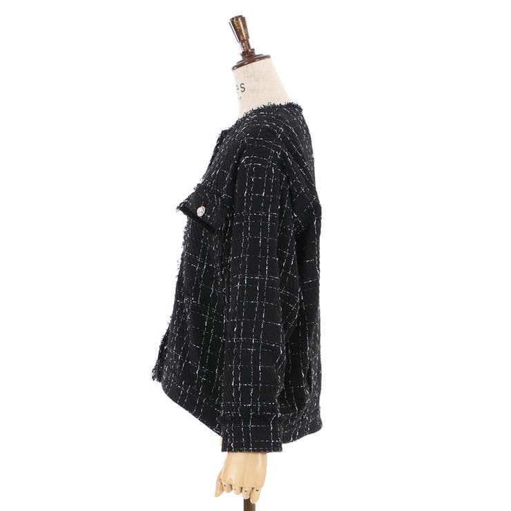 ツイードジャケット[品番：IGAW0001332]｜axes femme