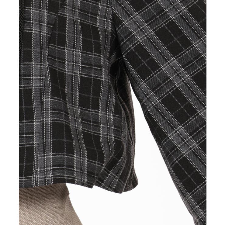 ダブルボタンベルスリーブジャケット[品番：IGAW0004381]｜axes femme