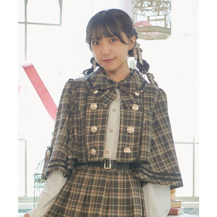 通販生活 ファッション ダブルボタンケープジャケット[品番：IGAW0005329]｜axes femme ジャケット・アウター