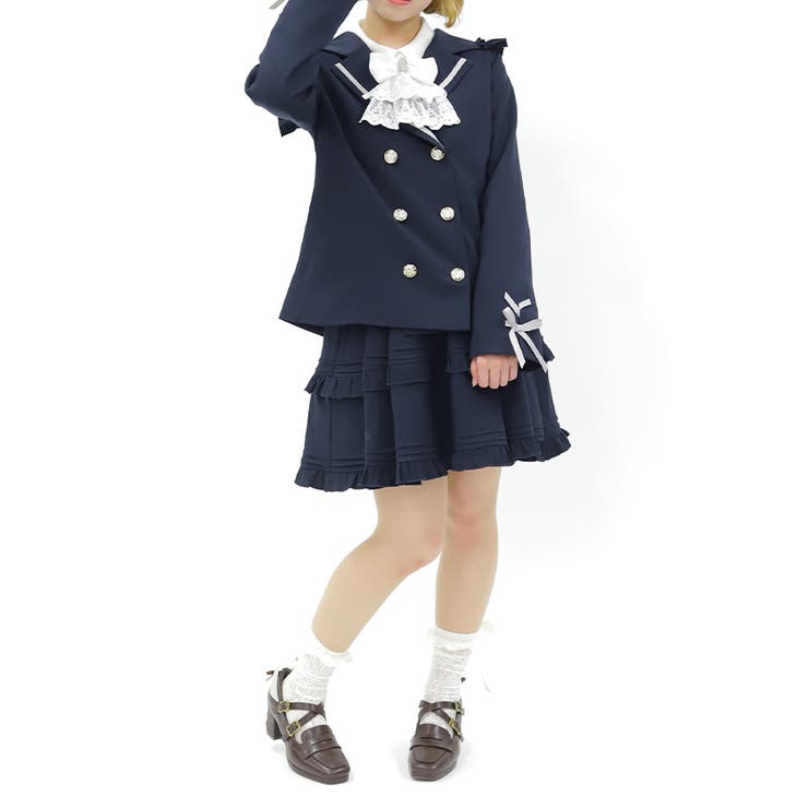 Ｗ釦セーラージャケット | axes femme | 詳細画像11 