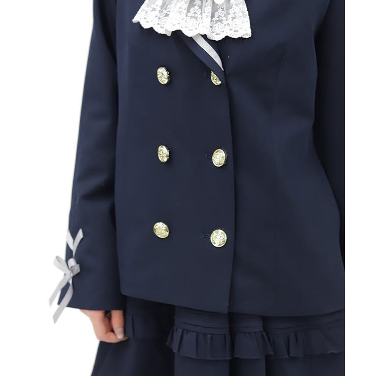 Ｗ釦セーラージャケット | axes femme | 詳細画像14 