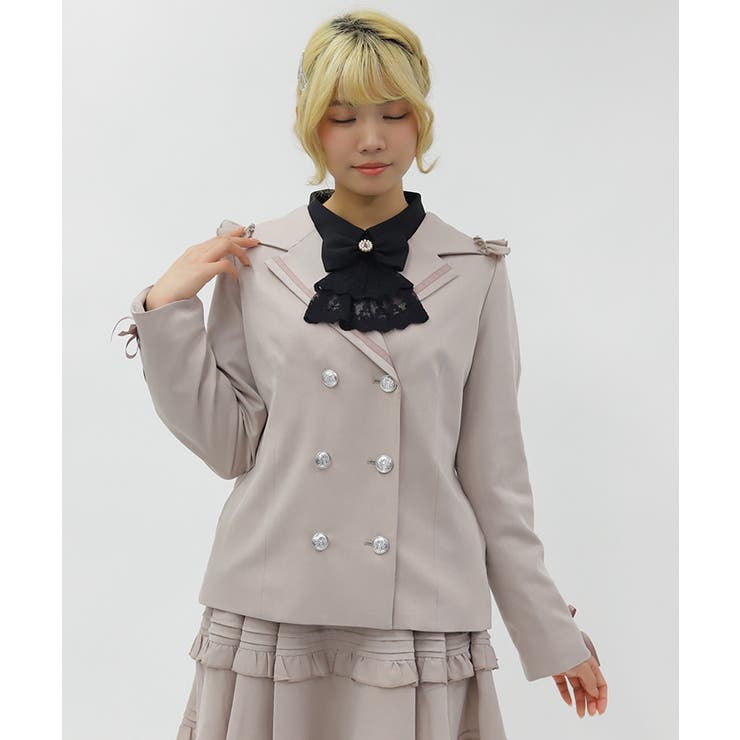 Ｗ釦セーラージャケット | axes femme | 詳細画像15 