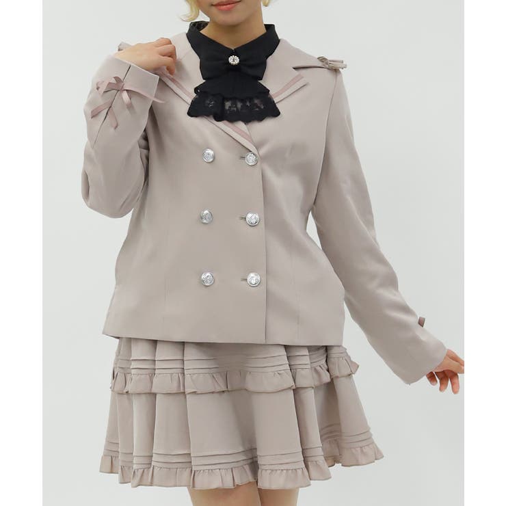 Ｗ釦セーラージャケット | axes femme | 詳細画像5 