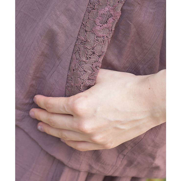 レースポケット半袖ジャケット | axes femme | 詳細画像6 