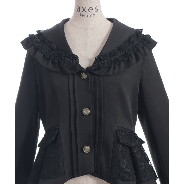 フィッシュテールレースジャケット | axes femme | 詳細画像18 