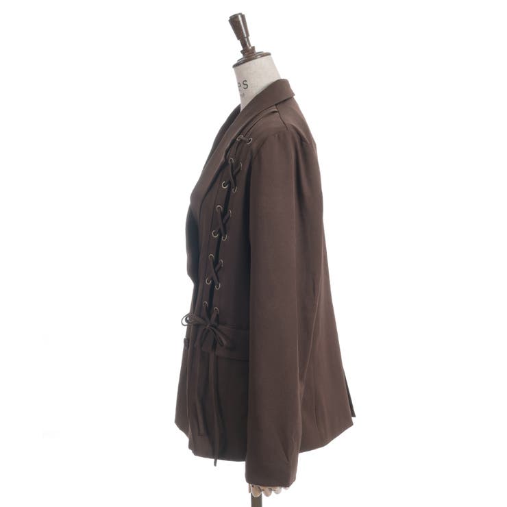 ハトメ×編上テーラージャケット | axes femme | 詳細画像10 