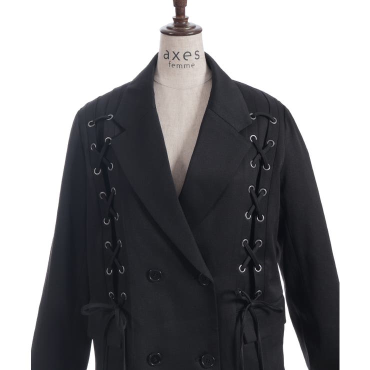 ハトメ×編上テーラージャケット | axes femme | 詳細画像21 
