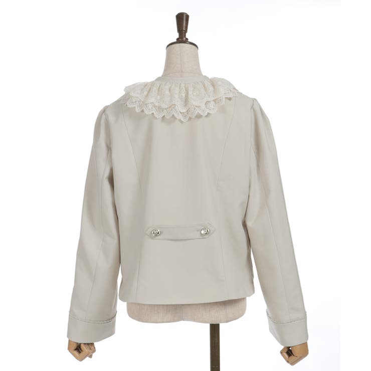 レース襟ノーカラージャケット | axes femme | 詳細画像20 