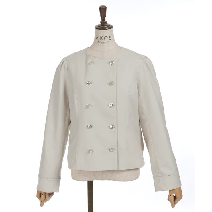 レース襟ノーカラージャケット | axes femme | 詳細画像21 